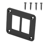 Road Aluminum Rocker Switch Panel Housing Bracket for Narva Type Boats Automotive Switch Parts, 2 Holes, 3 Holes, 4 Holes, 5 Holes