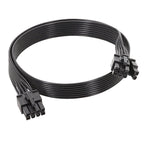 For Corsair 18AWG Flat Cable Power Module Cable Graphics Card Module Cable 8Pin To 8Pin 6+2, 50cm For Corsair, 60cm For Corsair