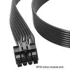 For Corsair 18AWG Flat Cable Power Module Cable Graphics Card Module Cable 8Pin To 8Pin 6+2, 50cm For Corsair, 60cm For Corsair