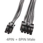 CPU 8Pin To 8+4Pin Adapter Cable Power Supply Motherboard Processor Power Cable, 20cm, 30cm