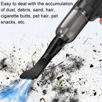 Car Vacuum Cleaner Large Suction Power Wireless Pump Inflatable Blower Handheld Small Vacuum Cleaner, Brush 200W+2 Filters+Storage Bag (Black), Brush 200W+3 Filters+Air Bag (Black), Brushless 260W+2 Filters+Storage Bag (Black)                          ...