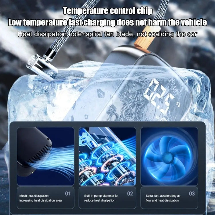 Car Portable Electric Tire Inflator Pump, Wired, Wireless Standard, Wireless Upgrade, Wireless Dual Use
