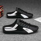 Men Wrap Toe Slippers Outer Wear Anti-Odor Driving No Heel Casual Shoes, 41, 42, 43, 44