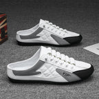 Men Wrap Toe Slippers Outer Wear Anti-Odor Driving No Heel Casual Shoes, 39, 40, 41, 42, 43, 44