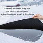 Car Front Windshield Snow and Anti-freeze Thickened Car Cover, Black Sedan, Black SUV, Black Red Sedan, Black Red SUV, Black Yellow Sedan, Black Yellow SUV, White Sedan, White SUV