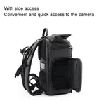 Cwatcun D113 Shoulder Leisure Camera Bag Waterproof High Capacity Outdoor Travel Photography Bag, Small Black, Large Black