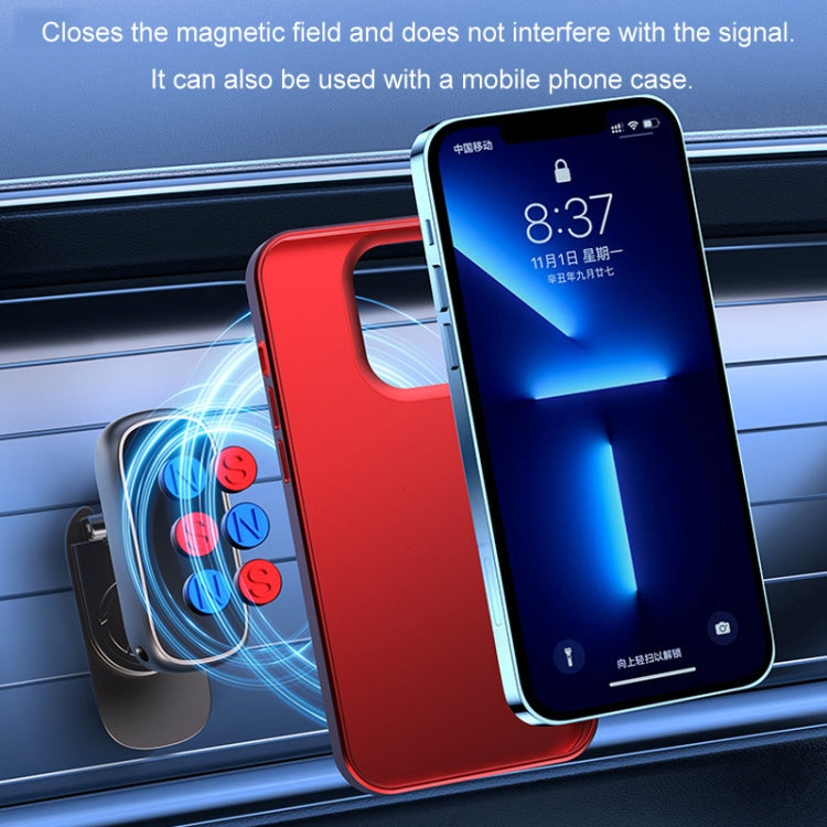 Car Adhesive Folding Magnetic Mobile Phone Navigation Holder