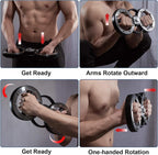 Spinning Burn Rotator Machine Forearm Trainer for Boxing With Counting, 8 Pounds, 10 Pounds, 12 Pounds