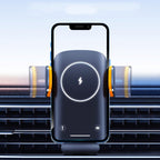 Smart Induction Wireless Charger Car Cell Phone Holder Solar Fast Charging Air Vent Navigation Stand