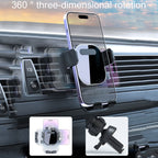 Automotive Navigation Bracket Car Air Vent Phone Fixed Support Clip, Mirror Model, Texture Model