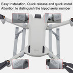 For DJI Mini 3 / Mini 3 Pro 1pair Height Increase Kickstand Landing Gear Propeller Protective Cover, For DJI Mini 3 / Mini 3 Pro