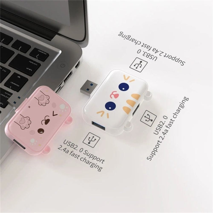 3 In 1 Type-C Docking Station USB Hub For iPad / Phone Docking Station, 3H HDMI+PD+USB3.0  White, 3C USB3.0+USB2.0 x 2 White, 3A USB3.0+USB2.0 x 2 White, 3H HDMI+PD+USB3.0 Pink, 3C USB3.0+USB2.0 x 2 Pink, 3A USB3.0+USB2.0 x 2 Pink