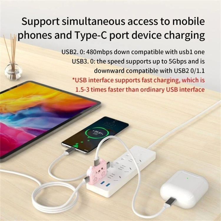 3 In 1 Type-C Docking Station USB Hub For iPad / Phone Docking Station, 3H HDMI+PD+USB3.0  White, 3C USB3.0+USB2.0 x 2 White, 3A USB3.0+USB2.0 x 2 White, 3H HDMI+PD+USB3.0 Pink, 3C USB3.0+USB2.0 x 2 Pink, 3A USB3.0+USB2.0 x 2 Pink