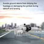 For DJI Mini 4 Pro Landing Gear Base Gimbal Protector Folding Booster Kickstand, For DJI Mini 4 Pro
