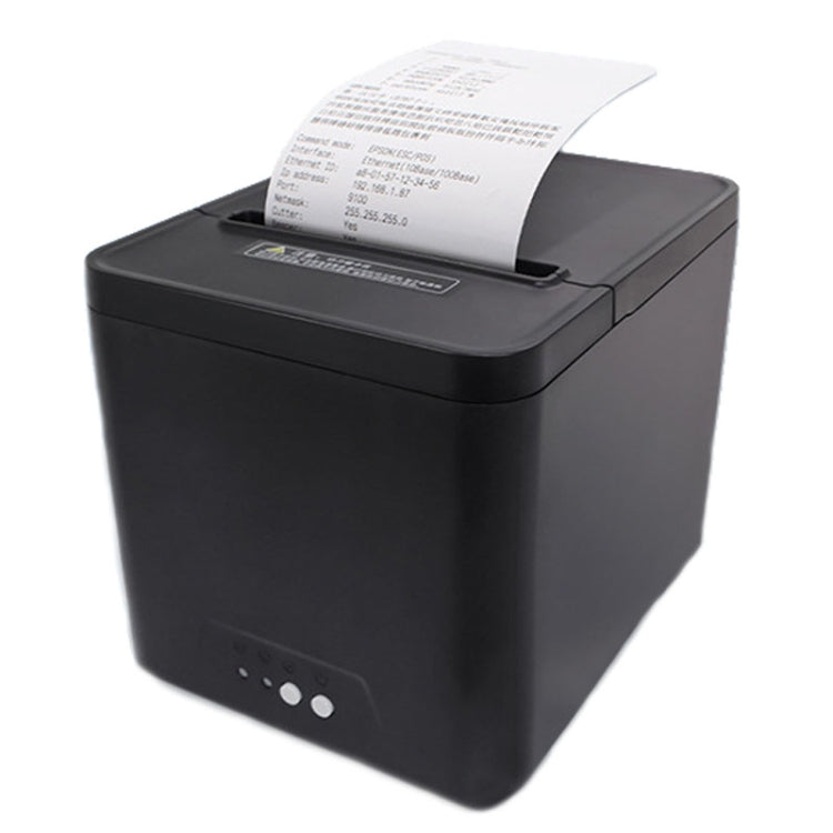 80mm USB+Network Port Thermal Receipt Printer Store Cashier Printer, US Plug, EU Plug, UK Plug