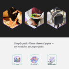 80mm USB+Network Port Thermal Receipt Printer Store Cashier Printer, US Plug, EU Plug, UK Plug