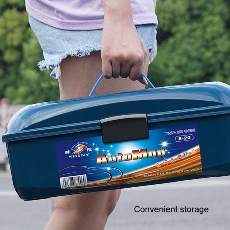 SHINY Car Dusting Duster Car Mop Soft Brush Car Wash Snow Sweeping Tool