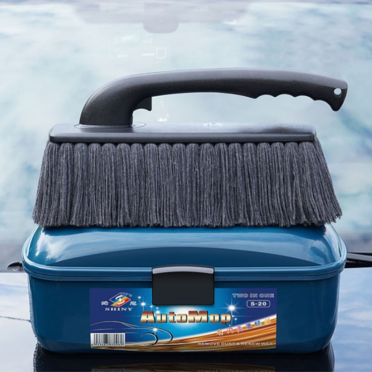 SHINY Car Dusting Duster Car Mop Soft Brush Car Wash Snow Sweeping Tool