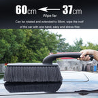 SHINY Car Dusting Duster Car Mop Soft Brush Car Wash Snow Sweeping Tool