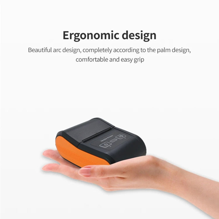 58mm Portable Logistics Takeaway Receipt Bluetooth Thermal Printer, US Plug, EU Plug, UK Plug