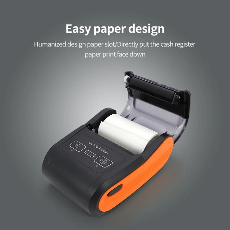 58mm Portable Logistics Takeaway Receipt Bluetooth Thermal Printer, US Plug, EU Plug, UK Plug