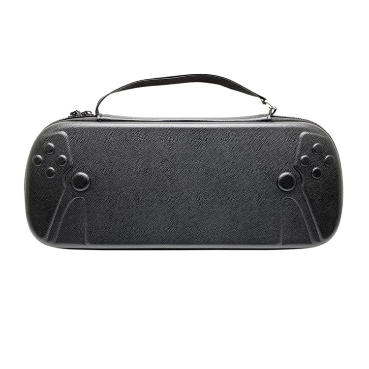 For Sony PlayStation Portal Hard Shell Case Portable Storage Bag, PU Cross Line, Oxford Cloth Diagonal Line, Oxford Cloth 1680D