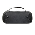 For Sony PlayStation Portal Hard Shell Case Portable Storage Bag, PU Cross Line, Oxford Cloth Diagonal Line, Oxford Cloth 1680D