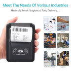 58mm Portable USB Charging Home Phone Bluetooth Thermal Printer, US Plug, EU Plug, UK Plug