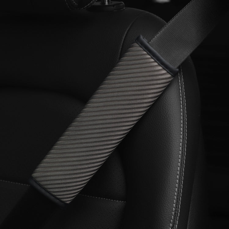 3D Striped Mesh Car Seat Belt Cover Shoulder Pads