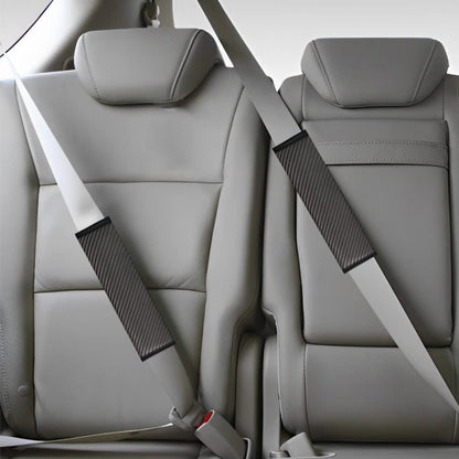 3D Striped Mesh Car Seat Belt Cover Shoulder Pads