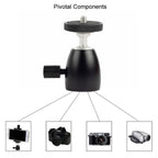 Q39 360 Degree Rotating Ball Tripod Projector Shooting Heads Accessories Cell Phone DSLR Camera Heads, 360 Degree Rotating Ball Tripod Heads