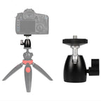 Q39 360 Degree Rotating Ball Tripod Projector Shooting Heads Accessories Cell Phone DSLR Camera Heads, 360 Degree Rotating Ball Tripod Heads