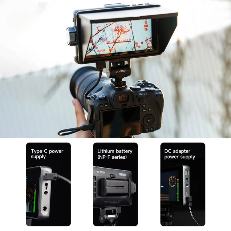 5.5 Inch Camera Studio Monitors 4K HDMI 3D LUT Director Monitor, VILTROX DC550 Lite, VILTROX DC550 Button Model, VILTROX DC550 Touch Model, VILTROX DC550 Pro