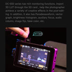 5.5 Inch Camera Studio Monitors 4K HDMI 3D LUT Director Monitor, VILTROX DC550 Lite, VILTROX DC550 Button Model, VILTROX DC550 Touch Model, VILTROX DC550 Pro