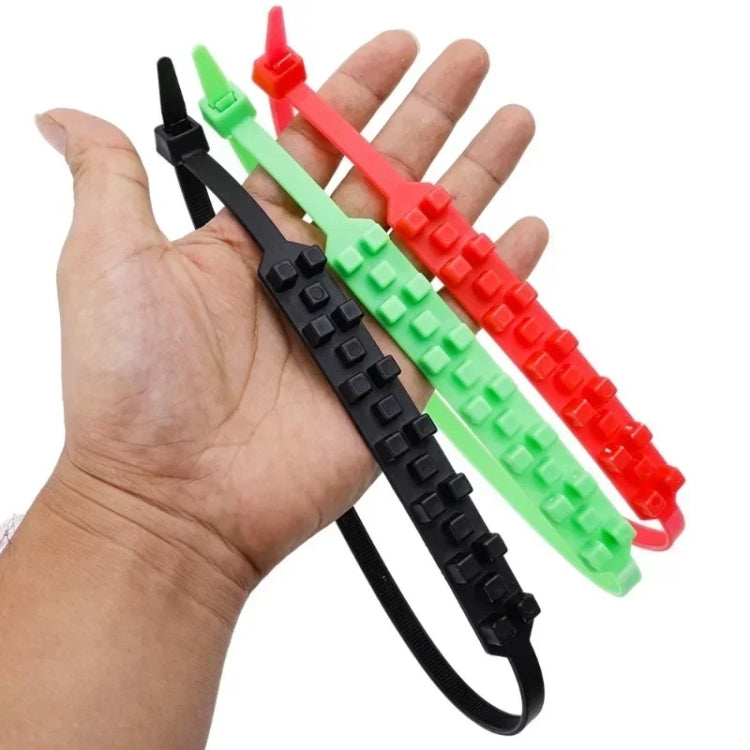 5pcs/Set Motorcycle Electric Two-Wheeler Non-Damaging Anti-Skid Chain Ties, Black, Green, Red