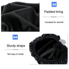 Electronic Bicycle Thickened Leather Heat Insulation Waterproof Universal Seat Cushion Covers, Front Seat, Back Seat, Backrest