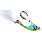 PROBEROS DW570 Fishing Lures Spinning Sequins Long Casting Tremor Swimming VIB Micro Tremor Zinc Alloy Bait, 9g, 13g, 17g