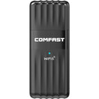 COMFAST CF-943AX WiFi6 USB Adapter AX900 Bluetooth 5.3 2.4G / 5.8G Wireless Network Card, CF-943AX