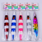 PROBEROS F125 Jogging Steelhead Deep Sea Boat Fishing Lure Rapid Sinking Sea Fishing Fake Bait, 30g, 60g, 100g, 150g, 200g, 250g