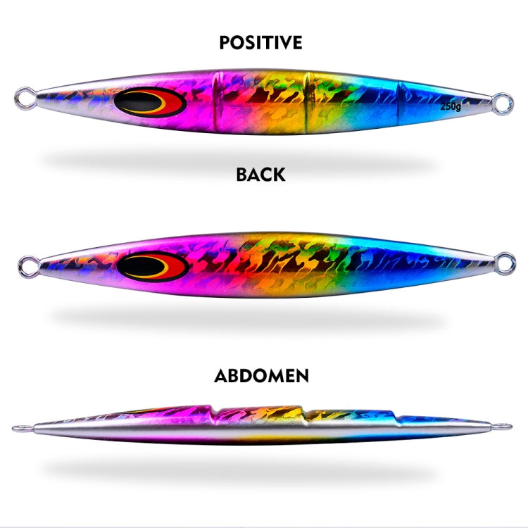 PROBEROS F125 Jogging Steelhead Deep Sea Boat Fishing Lure Rapid Sinking Sea Fishing Fake Bait, 30g, 60g, 100g, 150g, 200g, 250g