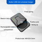 4.2V LIR2032/2450 Button Battery Universal Charger, RSC-X2-2 White, RSC-X2-2 Black