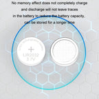 4.2V LIR2032/2450 Button Battery Universal Charger, RSC-X2-2 White, RSC-X2-2 Black