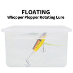 PROBEROS DW601 360 Degree Rotating Propeller Lures Topwater Tethered Tractor Floating Fake Fish Bait, 10.5cm/13.5g, 11.5cm/16.5g, 14.5cm/32.5g