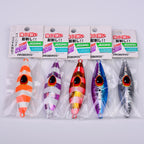 PROBEROS LF124 Deep Sea Iron Plate Lead Fish Fishing Lure Slow Sinking Rocking Luminous Boat Fishing Bait, 30g, 40g, 60g, 80g, 100g, 120g