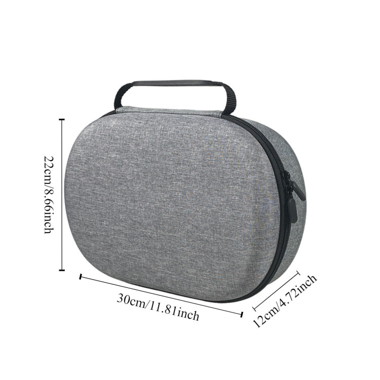 For Apple Vision Pro Head Wearing VR Glasses Storage Portable Bag Travel VR Protective Hard Case, EVA Hard Case