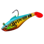PROBEROS DW6085 Sea Bass Leadfish Soft Lure T-Tail Software Baits Sea Fishing Boat Fishing Bionic Lures, 5cm/3.6g, 8cm/9.5g, 11cm/24.6g