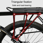 Bicycle Rear Rack Mountain Bike Aluminum Tail Rack With Carrier, Semi Quick Release, Full Quick Release