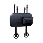 Car Rear Seat Back Storage Bag Large Capacity Foldable Chair Back Storage Pouch, Black