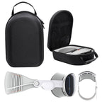 For Apple Vision Pro Storage Bag VR Headwear EVA Portable Hard Case, EVA+Cloth Pattern