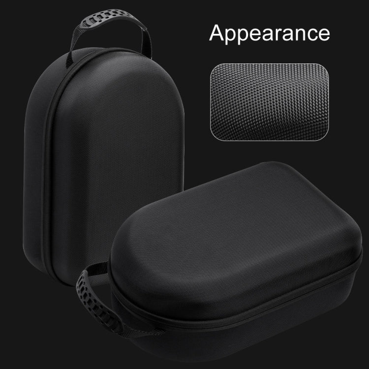 For Apple Vision Pro Storage Bag VR Headwear EVA Portable Hard Case, EVA+Cloth Pattern